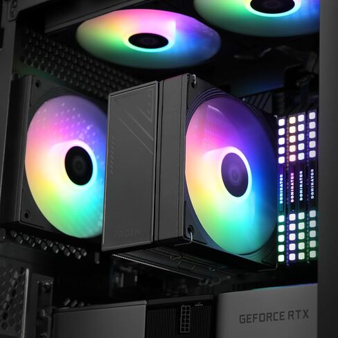 ID-COOLING FROZN A410 SE CPU Air Cooler, 4×Ф6mm High-Performance Heatpipes, 120mm Quiet Fan Low Noise 24.8 dB(A), Intel LGA1851/1700/1200/1150/1151/1155; AMD AM5/AM4 in Kuwait