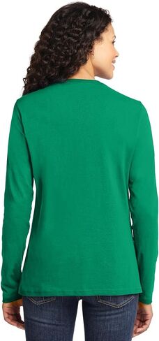 Port & Company Ladies Long Sleeve Core Cotton Tee. LPC54LS in Kuwait
