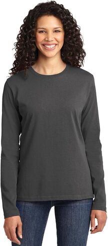 Port & Company Ladies Long Sleeve Core Cotton Tee. LPC54LS in Kuwait