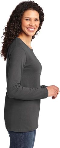Port & Company Ladies Long Sleeve Core Cotton Tee. LPC54LS in Kuwait