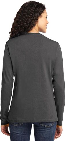 Port & Company Ladies Long Sleeve Core Cotton Tee. LPC54LS in Kuwait