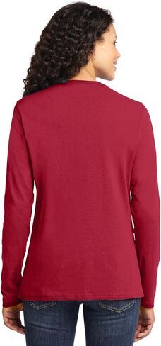 Port & Company Ladies Long Sleeve Core Cotton Tee. LPC54LS in Kuwait