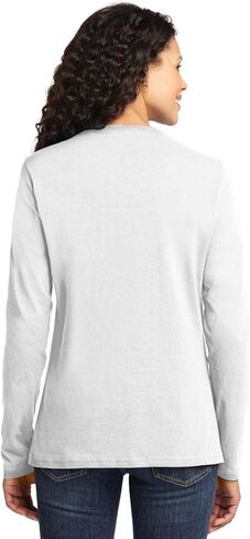 Port & Company Ladies Long Sleeve Core Cotton Tee. LPC54LS in Kuwait