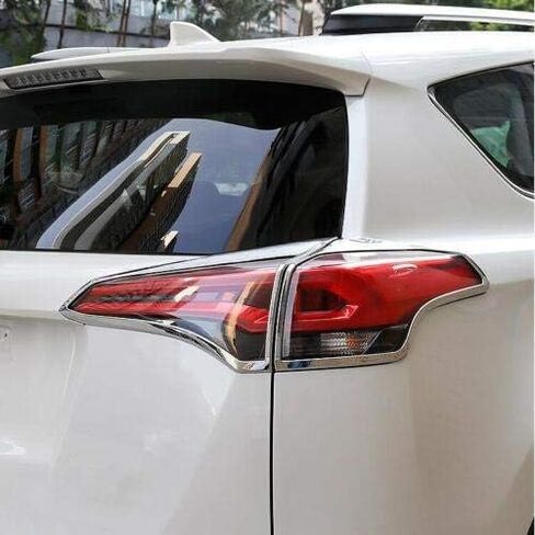 تغطية إطار إطار إطار الخلف الخارجي للتكنولوجيا الخارجي ، متوافق مع تويوتا RAV4 2016-2018 (وليس غطاء العدسة) in Kuwait