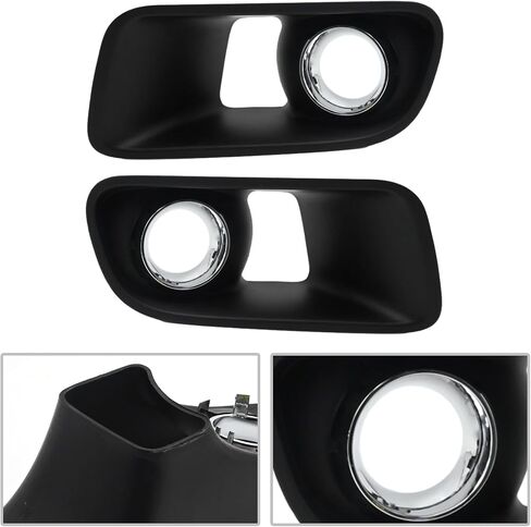 UOIENRT 2PCS 68072021AA يمين وليمين تغطية الإضاءة الضبابية الضبابية الإضاءة البديلة ل Dodge Charger SRT8 2012-2014 استبدال 68072020AA CH1038153 CH1039153 in Saudi Arabia