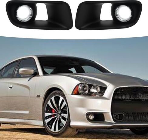 UOIENRT 2PCS 68072021AA يمين وليمين تغطية الإضاءة الضبابية الضبابية الإضاءة البديلة ل Dodge Charger SRT8 2012-2014 استبدال 68072020AA CH1038153 CH1039153 in Saudi Arabia