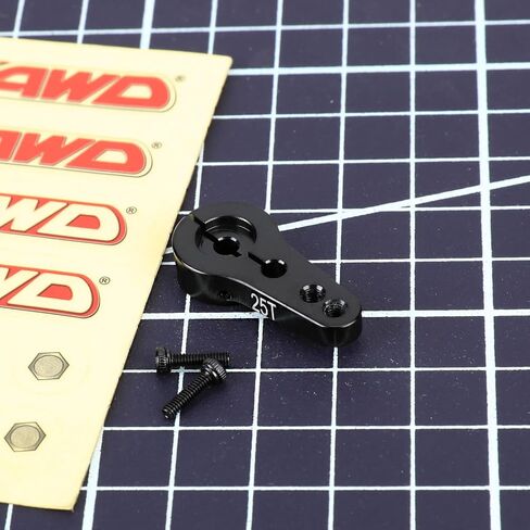 RCAWD SCX10 II Servo Arm 25T AXIC0836 for 1/10 Axial Capra 1.9 Unlimited Servo Horn RR10 Bomber SMT10 Grave Digger AX30836 Upgrades Part Titanium in Saudi Arabia