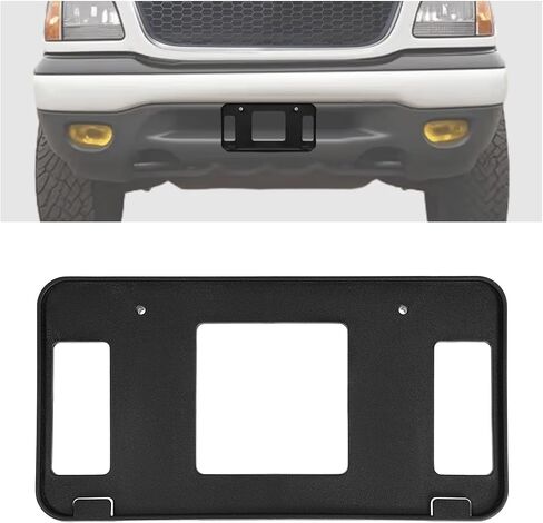حامل قوس لوحة الترخيص الأمامي متوافق مع 1999-2004 Ford F150 Light Duty ، Heritage ، Expedition ، 1999 F250 ، استبدال لـ XL3Z17A385AA in Saudi Arabia