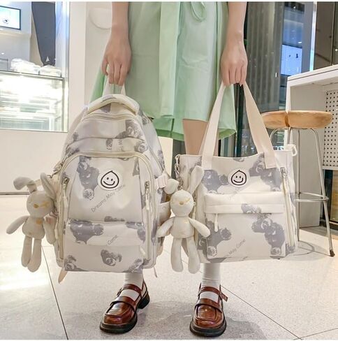 Kawaii Backpack with Cute Accessories Tote Bag Shoulder Bag Stylish in Saudi Arabia