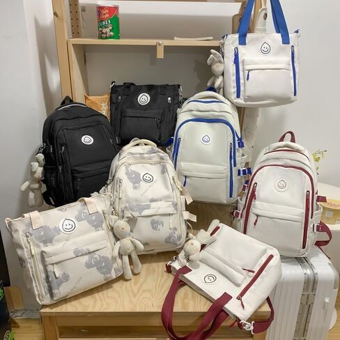 Kawaii Backpack with Cute Accessories Tote Bag Shoulder Bag Stylish in Saudi Arabia