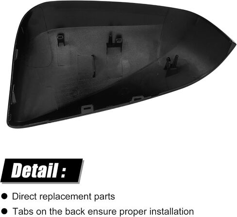 Glossy Black Direct Replacement Side Mirror Covers Caps for 2015-2021 Lexus NX200T NX300 RX350 RX450H, Directly Replace Style, Not Sticker Style, Passenger Side in Saudi Arabia