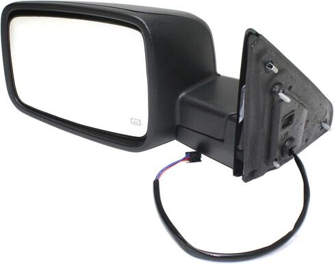 Kool Vue Passenger Side Power Heated Mirror for Ram 1500 2014-2018 Manual Fold Without Signal Light & Puddle Lamp Textured With Remote Entry Group Package, w/o Towing Package in Saudi Arabia