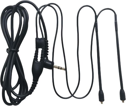 كابل سماعة أذن بديل EAC64CL مقاس 64 بوصة قابل للفصل لسماعات Shure SE215 وSE315 وSE425 SE535 وSE846 (شفاف) in Saudi Arabia