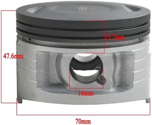 Engine Assembly Parts 70.75mm 71mm 71.50mm Motorcycle Piston Ring Fit For XT225 Serow 85-07 TW225E 02-07(Assembly 71mm) in Saudi Arabia