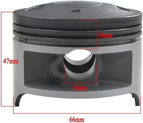 Fit For SP200 DF200 RV200 DR200SE DR200S Engine Assembly Accessories 66 66.25 66.50 66.75 67mm Motorcycle Piston Ring(Assembly 66mm) in Saudi Arabia