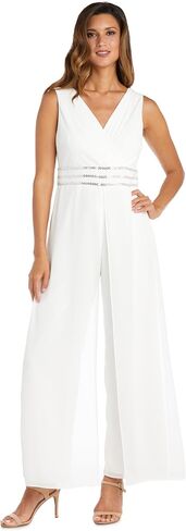 R&M Richards Jumpsuit W/Wrap Front Panel & Rhinestone Embellishment in Saudi Arabia