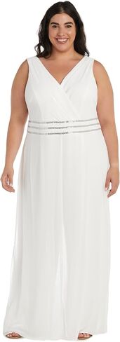 R&M Richards Jumpsuit W/Wrap Front Panel & Rhinestone Embellishment in Saudi Arabia