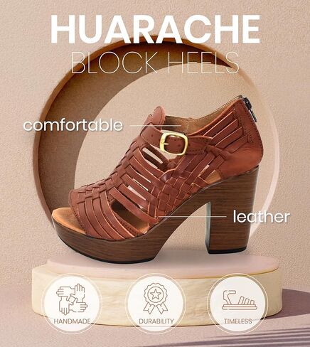 Macarena Collection Women's Flatform Wedge Casual Sandal Huarache Colorful Leather Mexican Style Color MultiColors 351 in Kuwait