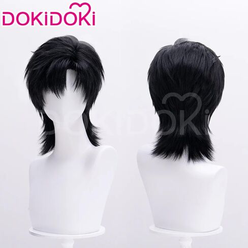 KIRA KIRA Rafayel Cosplay Wig 38cm/15’’ Love And Deepspace Rafayel Wig Mullet Tidal Surge Wolf Cut Qiyu Purple Long Straight Hair for Halloween Cosplay (Purple Rafayel) in Kuwait