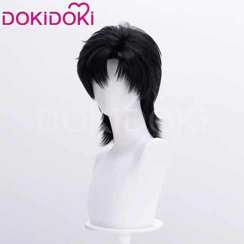 KIRA KIRA Rafayel Cosplay Wig 38cm/15’’ Love And Deepspace Rafayel Wig Mullet Tidal Surge Wolf Cut Qiyu Purple Long Straight Hair for Halloween Cosplay (Purple Rafayel) in Kuwait