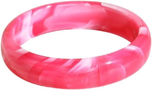 Bohemian Colorful Geometric Cuff Bangle Chunky Irregular Wide Bangle Bracelets Multiple Color Acrylic Resin Statement Jewelry for Women Party Jewelry in Saudi Arabia