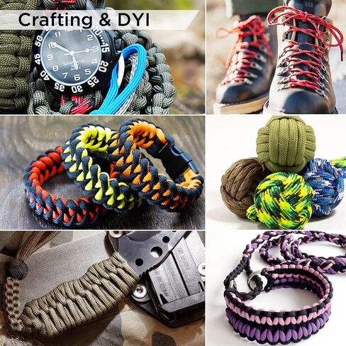 TECEUM Paracord Type III 550 Apricot – 200 ft – 4mm – Tactical Rope MIL-SPEC – Outdoor para Cord –Camping Hiking Fishing Gear and Equipment – EDC Parachute Cord – Strong Survival Rope 085 n1 in Saudi Arabia