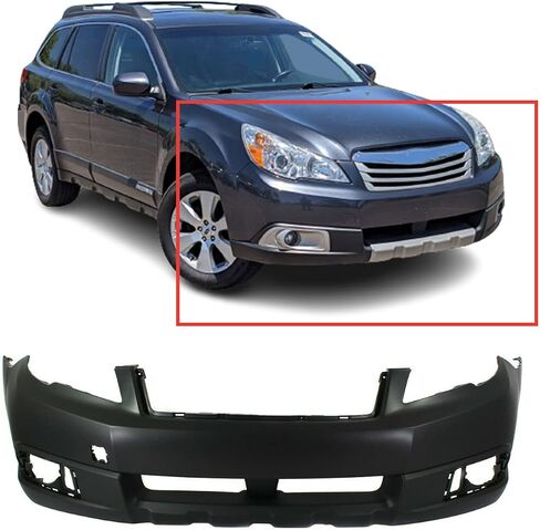 FitParts Compatible With Front Bumper Cover Fascia 2010 2011 2012 Subaru Outback CAPA 2.5i 3.6R. New, Primed and Ready for Paint. W/Fog Light Hls. SU1000165 in Saudi Arabia