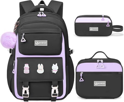 Kids Backpacks for Girls - Cute Girls Backpack for Elementary, Middle and High School Students - 18" School Bookbag in Saudi Arabia