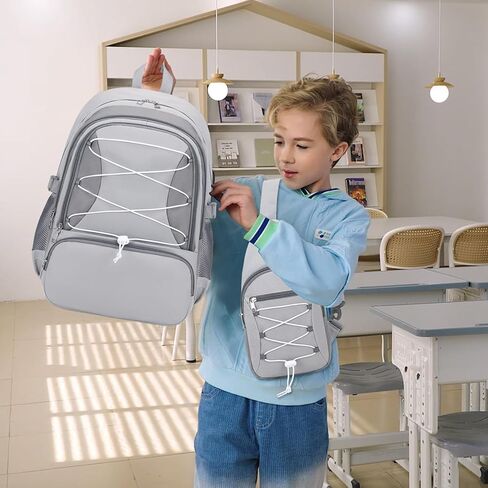 Bevalsa Backpack for Boys, School Bags for Kids with Sling Bag, Bookbag for Boys Girls Children Teens Backpacks for Elementary Middle High school Student, Bookbag Set with USB Charging Port(Black) in Kuwait