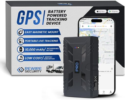 104n 4G GPS Tracker for Vehicles - Real-Time Portable 4G LTE Car Tracker, Van & Motorcycle Location Monitoring, Asset Tracking Device with Long Term Battery, Personal & Business Use in Saudi Arabia