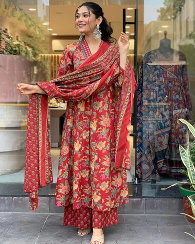 مصممة النساء الهنديات Anarkali بدلة جميلة TUNIC TUNIC KURTI PANT. in Saudi Arabia