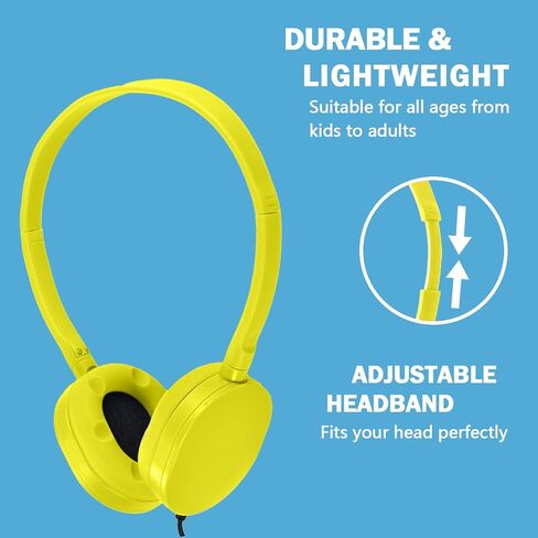 Wholesale Bulk Headphones 25 Pack for Classroom Kids, Class Set Durable Headphones for School, Students, Adults, Libraries in Saudi Arabia