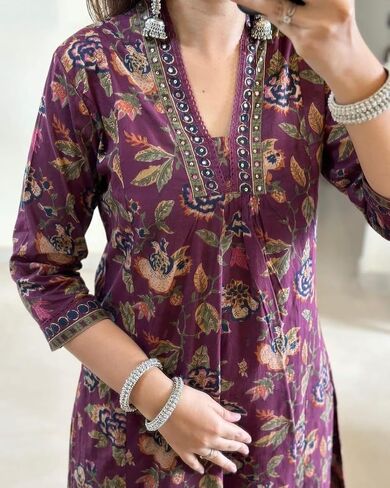 مصممة النساء الهنديات Anarkali بدلة جميلة TUNIC TUNIC KURTI PANT. in Kuwait