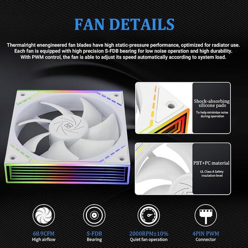 مبرد مياه Thermalright Frozen Infinity 240 أسود لوحدة المعالجة المركزية، مبرد وحدة المعالجة المركزية 240 Aio، مراوح TL-M12 PWM مزدوجة، مبرد وحدة المعالجة المركزية مرآة إنفينيتي، لـ AMD/AM4/AM5، Intel LGA1851/1700/1150/1151/2011 in Saudi Arabia