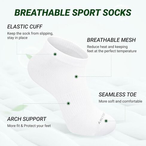 كايديانو الخيزران الجوارب الكاحل في الكاحل: لا عرض الجوارب منخفضة القطع للرجال الرياضة الرياضية الرقيقة الرقيقة التي تنفد 6 أزواج in Kuwait