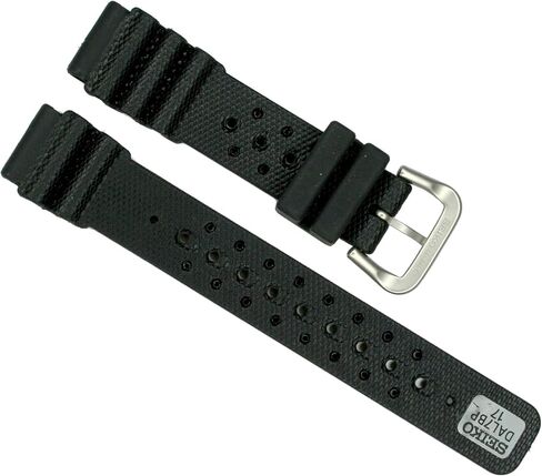 SEIKO Genuine Divers Urethane Rubber Watch Band DAL7BP 17mm in Saudi Arabia