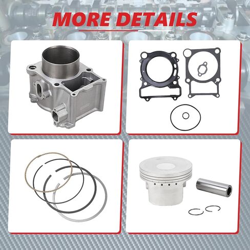 Cylinder Piston Top End Gasket Kit 84.5mm OE 5GH-11310-00-00 Fits for 2000-2006 Yamaha Kodiak 400 2007-2008 Grizzly 400 YFM 400 in Saudi Arabia