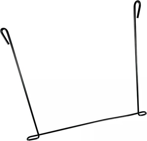 Set of 2 Stainless Steel 24" x 21" Straight Mudflap Hold Down Mud Flap Anti-Sail Bracket in Saudi Arabia