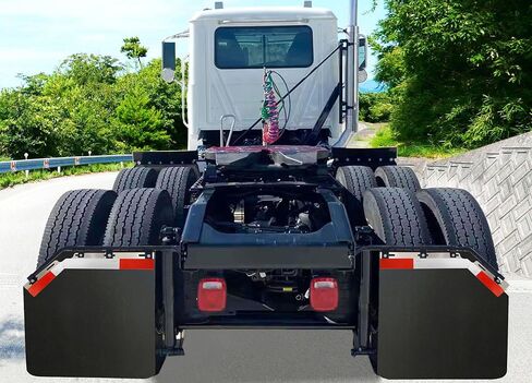 Angled Bar Type Mud Flap Hangers for Semi Trucks Square Steel Mudflap Hangers in Kuwait