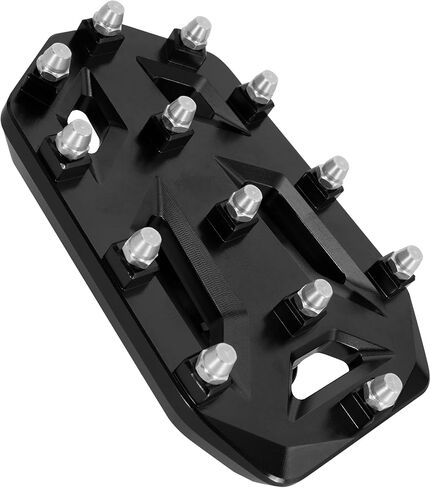 دراجة الأوساخ أوتاد القدم الأصلية دواسة موسعة 6061 دواسات CNC الألومنيوم تراحة ل Srron Light Bee X/S Segway X160 X260 Talaria Sting/MX3/MX4 ، Black in Kuwait