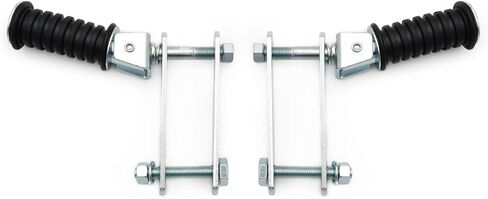 Dual Sport Enduro - Folding Passenger Foot Pegs - 10mm - Fits Honda XR400R XR400 XR650L XR650R XR650 - Dirt Bike Motocross Swingarm Mount in Saudi Arabia