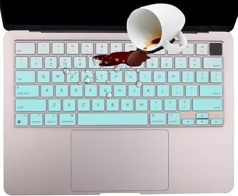 2 Pack Keyboard Cover for 2025-2023 MacBook Air 13" 15" M4 M3 M2, 2025-2021 MacBook Pro 14" 16" M4 M3 M2 M1 Pro/Max, Ultra Thin Keyboard Skin for 14.2" 16.2" MacBook Pro /13.6" 15.3" MacBook Air, US in Saudi Arabia