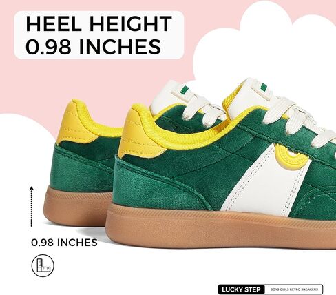 LUCKY STEP Boys Girls Retro Sneakers Casual Fashion School Walking Shoes Classic Comfortable Low Top Tennis Trainers in Saudi Arabia