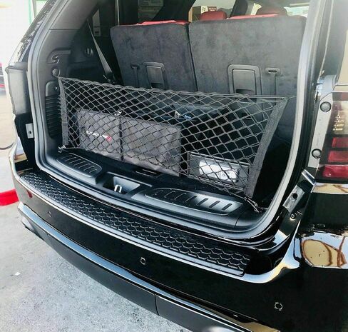 شبكة شحن منظم الجذع الخلفي ل Dodge Durango 2011-2025 - شبكة شحن على طراز المغلف لسيارات الدفع الرباعي - تخزين مركبة مركبة مركبة من منظمات السيارة - متوافقة مع دورانجو in Saudi Arabia
