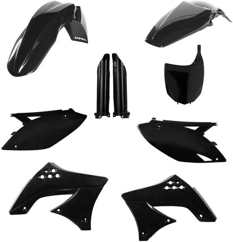 Acerbis Full Plastic Kit Black for Kawasaki KX450F 2009-2011 in Kuwait
