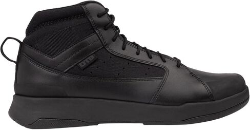 أحذية OTB T-Kool Mid Tactical Boots للرجال والنساء-أحذية قتالية خفيفة الوزن وذات تريرة مع نعل مقاومة للانزلاق ، حذاء الرجال المنخفض ، الأسود ، الجلود الأسود in Kuwait