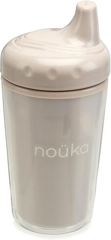 nouka Insulated Non-Spill Sippy Cup | Leak Proof and Easy Grip | Keeps Drinks Hot or Cold | Deep Ocean in Saudi Arabia
