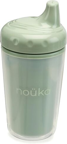 nouka Insulated Non-Spill Sippy Cup | Leak Proof and Easy Grip | Keeps Drinks Hot or Cold | Deep Ocean in Saudi Arabia