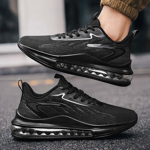 Men's Arch Support Comfortable Air Cushion Running Shoes Lace Up Casual Dress Multifunctional Shoes in Saudi Arabia