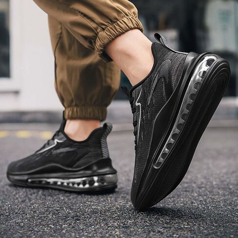 Men's Arch Support Comfortable Air Cushion Running Shoes Lace Up Casual Dress Multifunctional Shoes in Saudi Arabia
